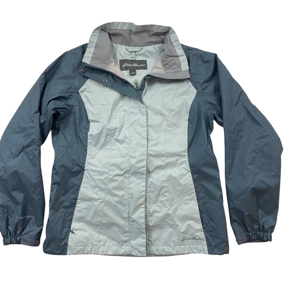 Eddie Bauer Weatheredge Rain Jacket Women's M Packable No Hood